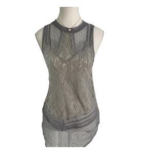 Free People Laced Vintage Size Small Top